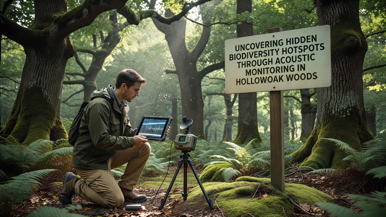 Acoustic Monitoring Identifies Biodiversity Hotspots in Hollowoak Woods